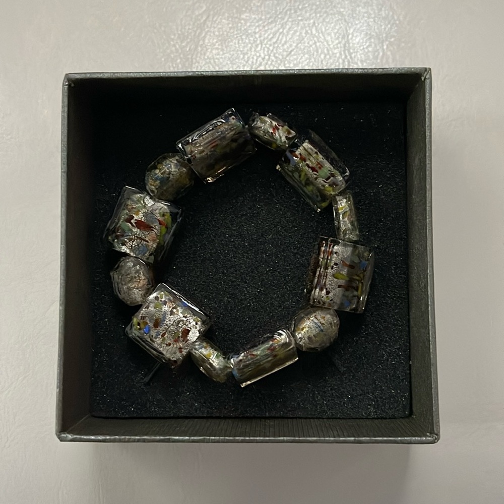 Handmade glass bracelet
